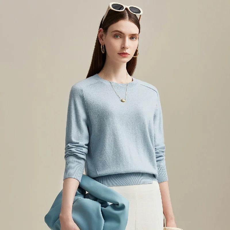 100% Cashmere Soft Knit Pullover Sweater