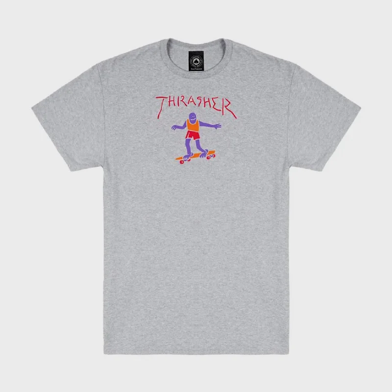 Thrasher Magazine Mens Gonz Fill T-Shirt - Ash Grey