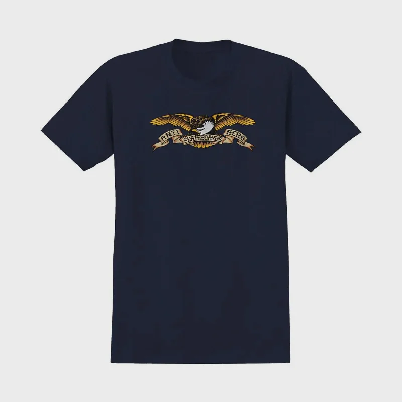 Anti Hero Eagle T-Shirt - Navy/Black/Multi Print