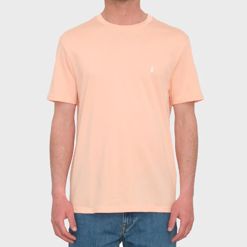 Volcom Mens Stone Blanks T-Shirt - Salmon