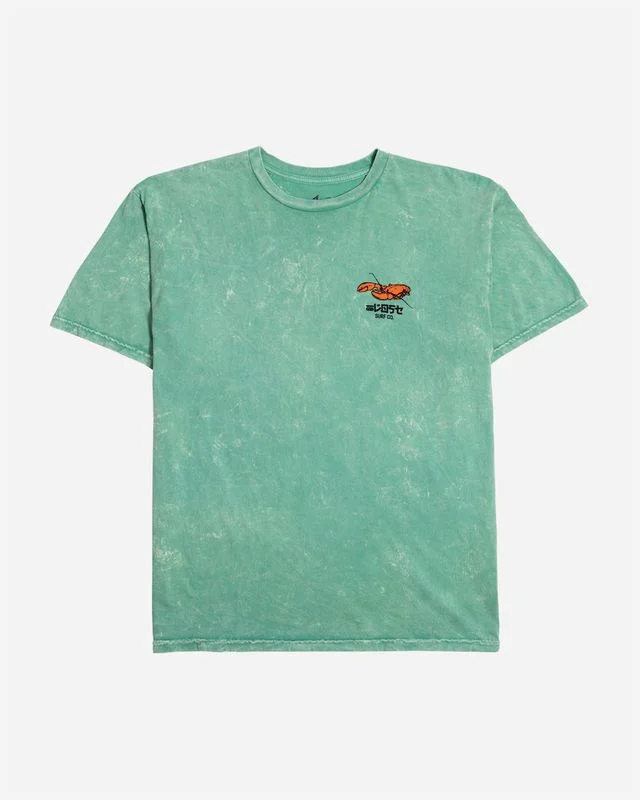 Lost Mens Patina Wash T-Shirt - Lagoon Mineral Wash