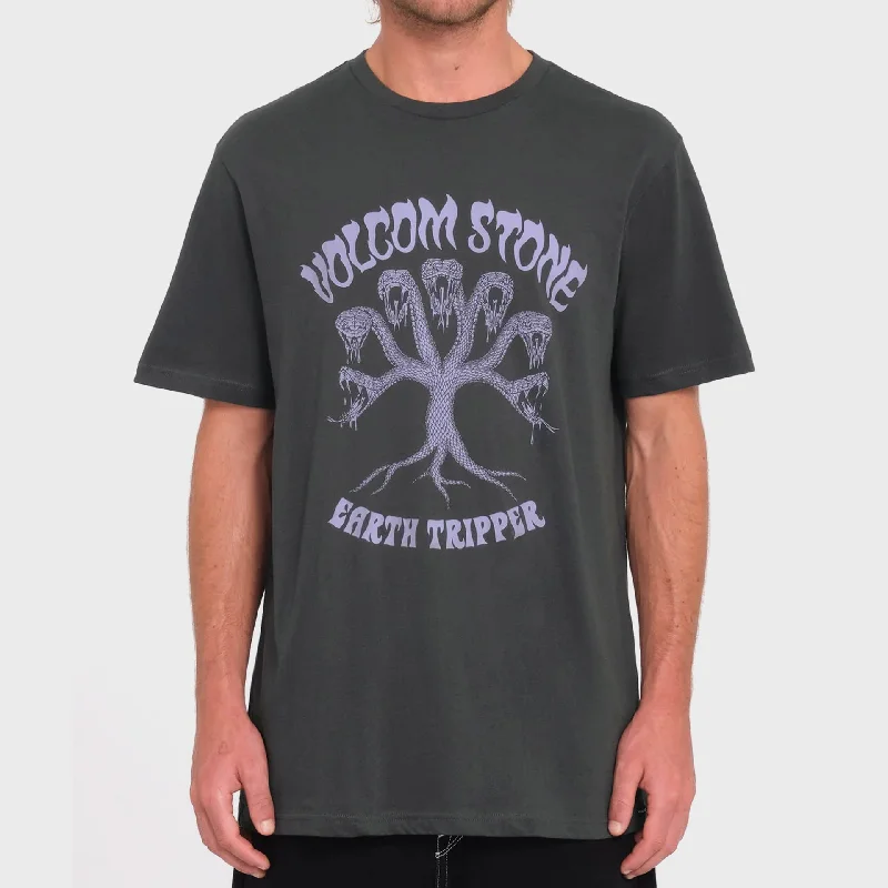 Volcom Mens Feeding Tree T-Shirt - Stealth