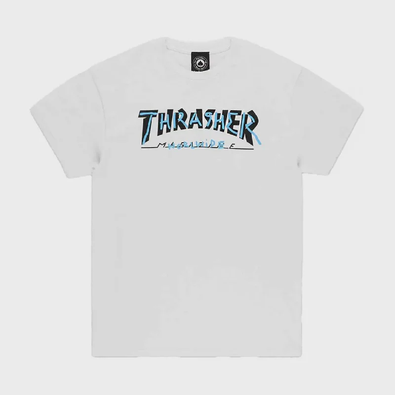 Thrasher Magazine Mens Trademark T-Shirt - White