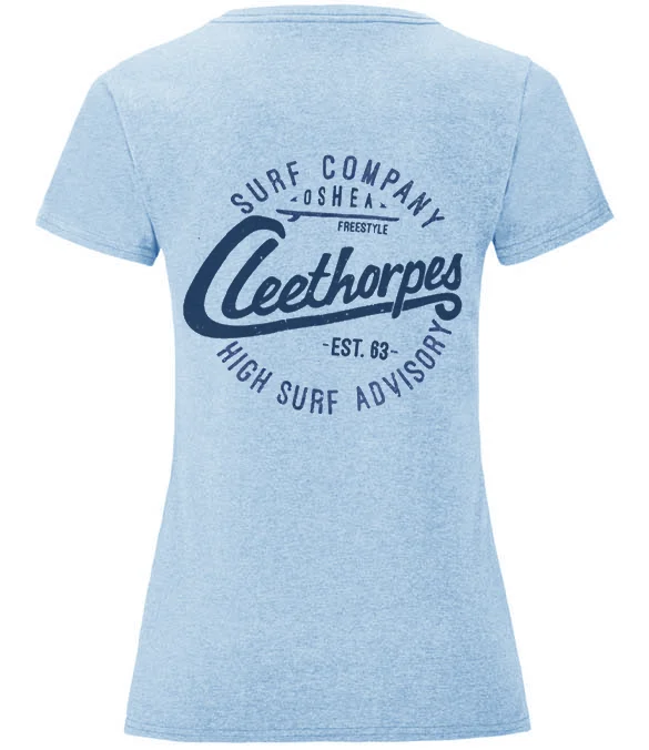 Cleethorpes Ladies Surf Blue High Surf T-Shirt