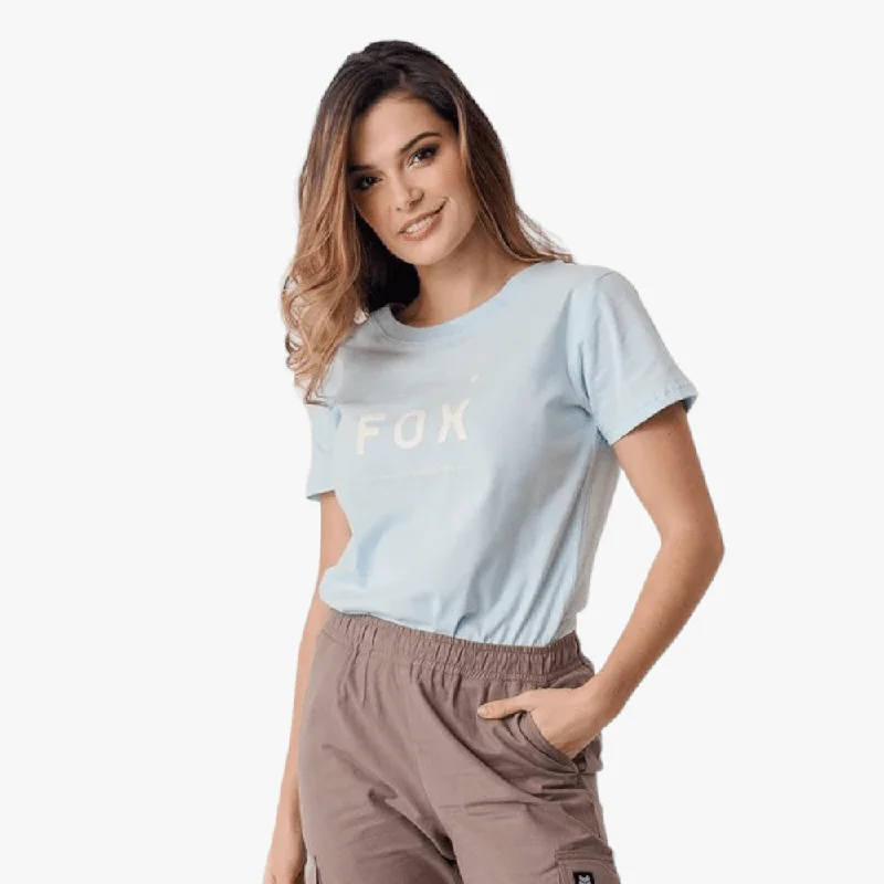 Fox Womens Aviation Short Sleeve Tee Light Blue