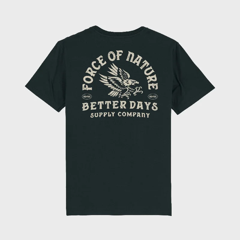 Better Days Force of Nature Unisex T-Shirt - Black