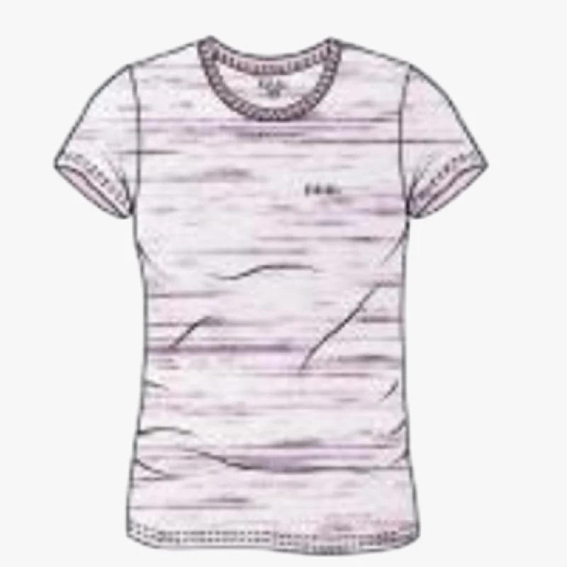 Kakiebos Womens Classic Fit Short Sleeve Tee Pink