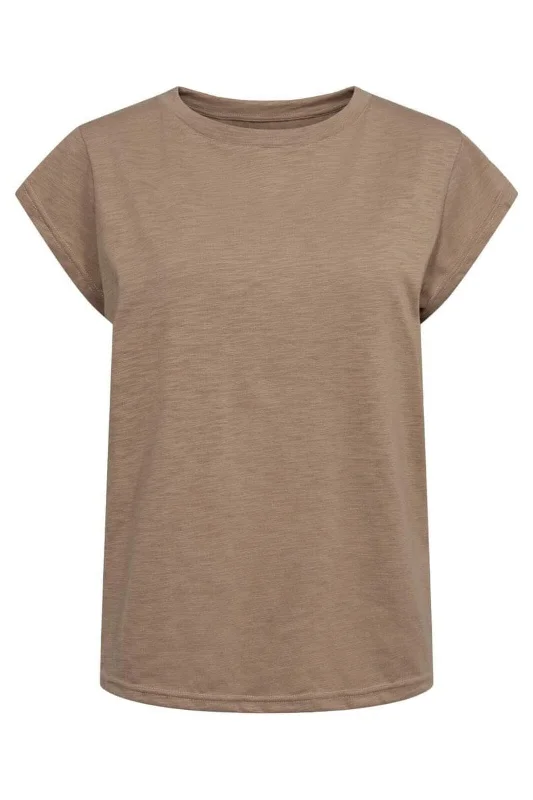 Liberte - Ulla-Tshirt - Dusty Light Brown