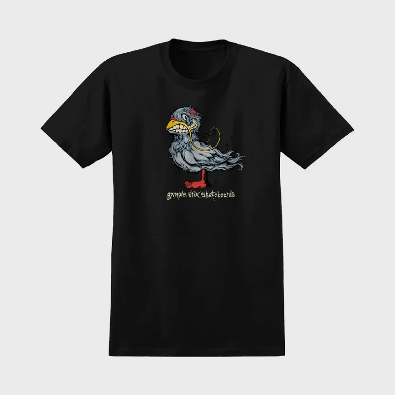 Anti Hero Grimple Pigeon T-Shirt - Black/Multi Print