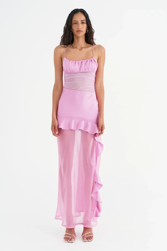 Delilah Maxi Dress Bubblegum