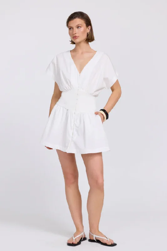 Versed Mini Dress Chalk