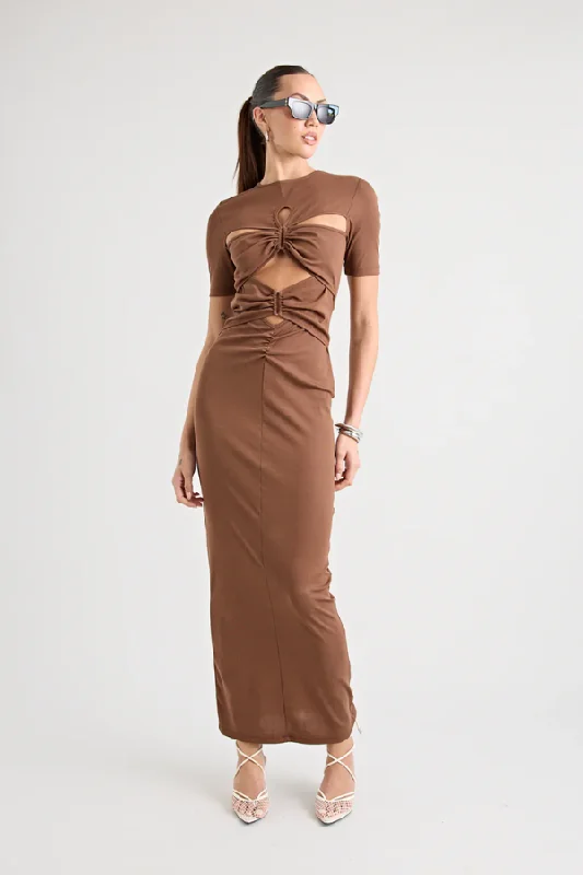 Florence Dress Chocolate