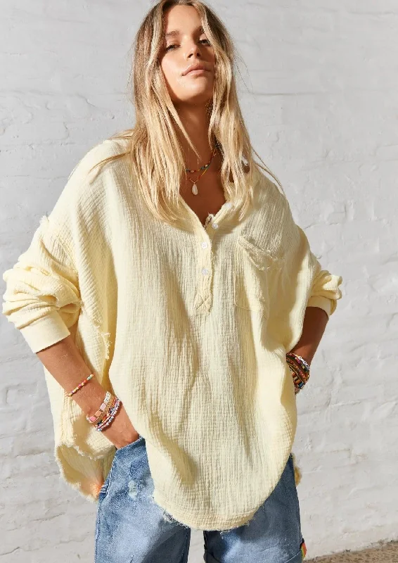 Hammill & Co S408 Oversized Lemon Shirt