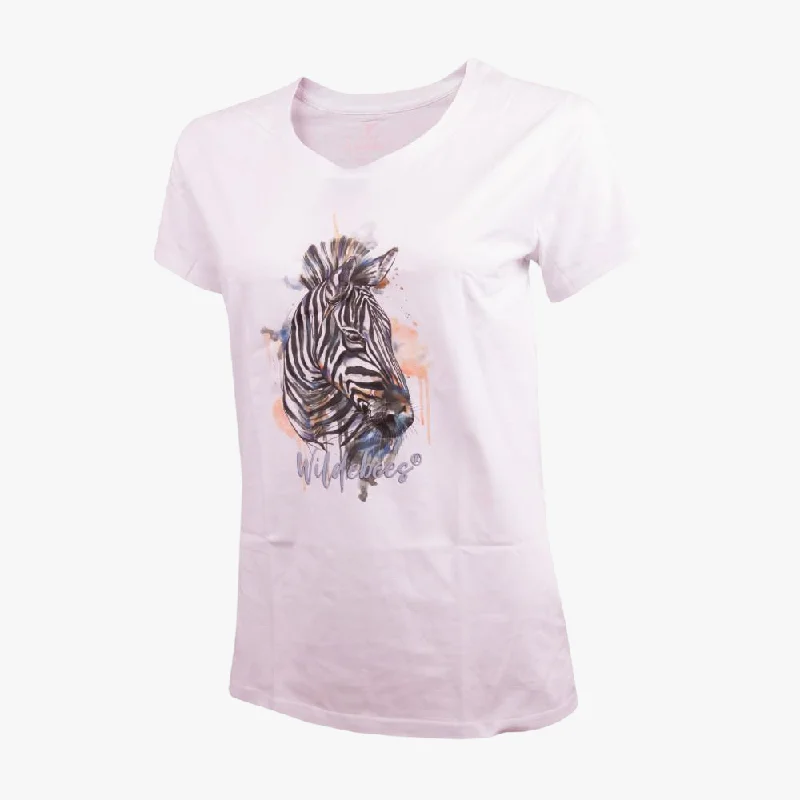 Wildebees Womens Serenity Short Sleeve Tee White