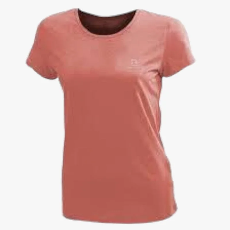 Salomon Womens Logo Short Sleeve Tee Coral