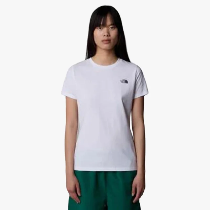 The North Face Womens Simple Dome Short Sleeve Tee White