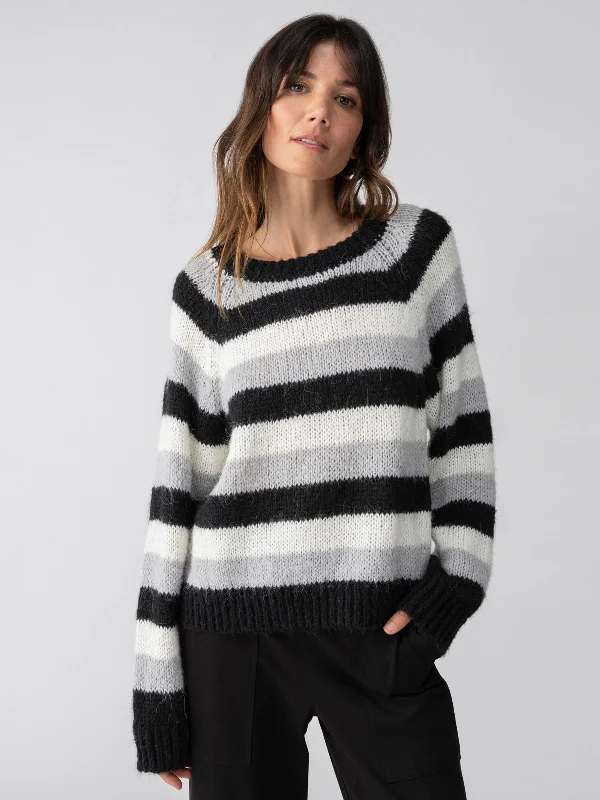 Picture This Stripe Sweater Ash Multi Stripe