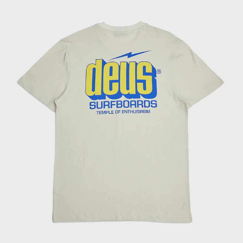 Deus Mens Bolter T-Shirt - Vintage White