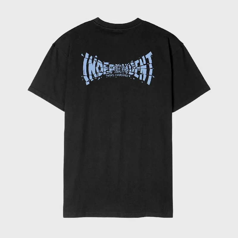 Independent Mens Shattered Span T-Shirt - Black