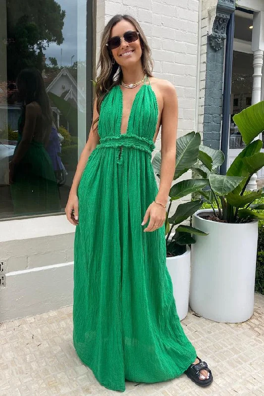 Lefkothea Dress Emerald