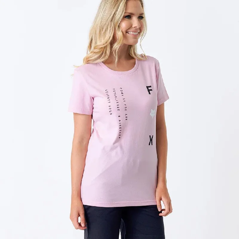 Fox Womens Come As You Are Short Sleeve Tee Blush