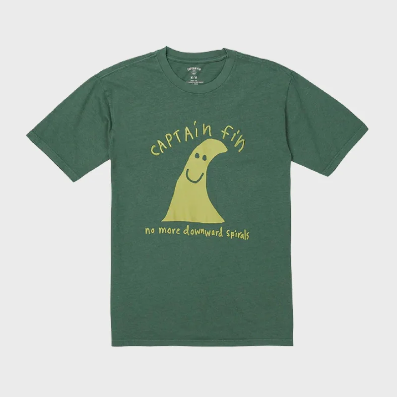 Captain Fin Men's Ozzy Wrong Spiral T-Shirt - Cilantro Green