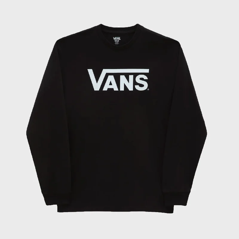 Vans Classic Mens Long Sleeve T-Shirt - Black/White