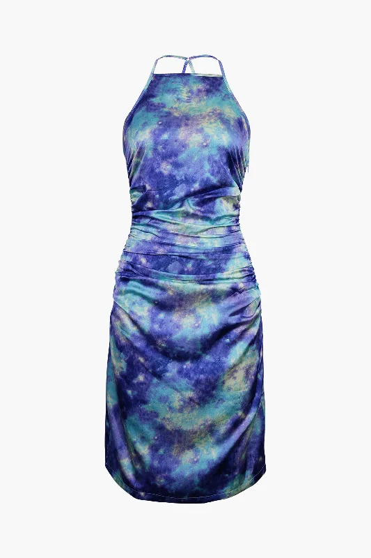 Deep In Outer Space Printed Dress